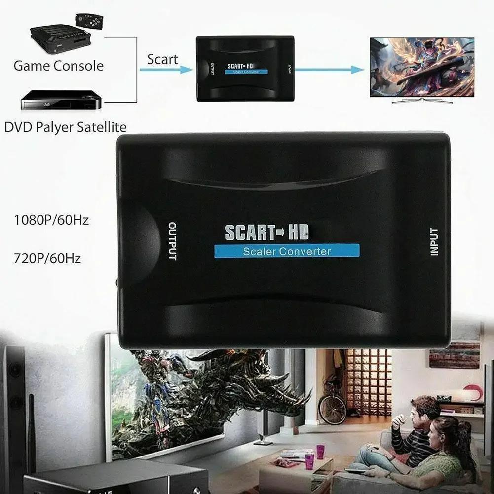 1080P SCART to HDMI    ȯ, ȣ , USB ̺ 